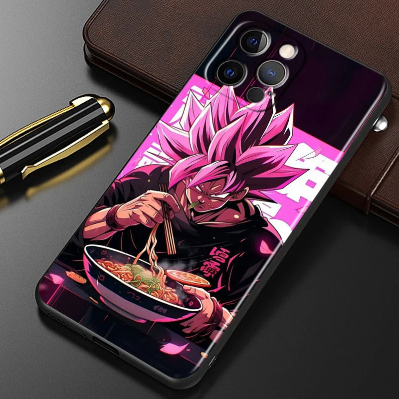 Fashion Dragon Ball Anime Phone Case Black Other Back Cover Color Painting