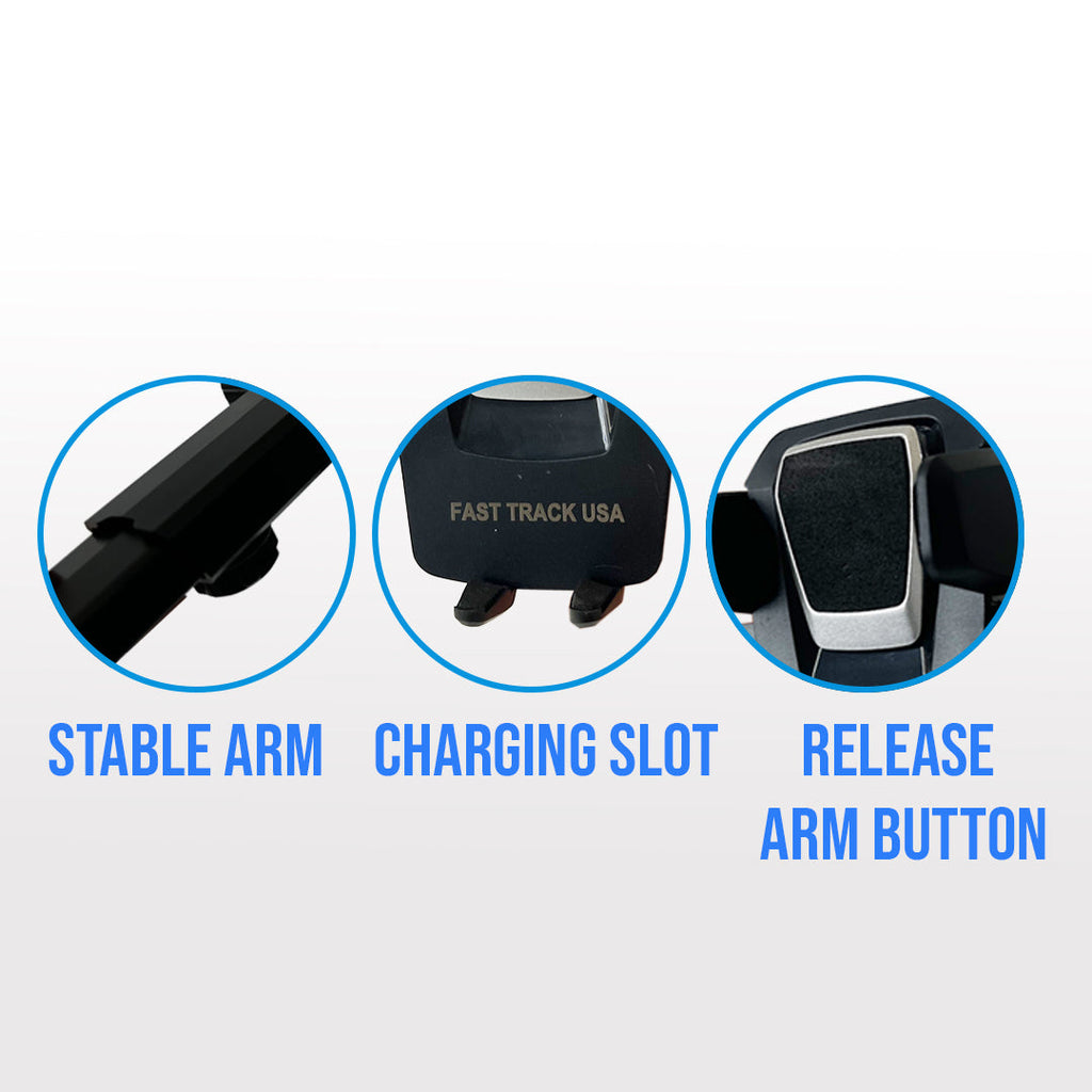 Car Phone Mount Holder  One Touch Adjustable Long Neck