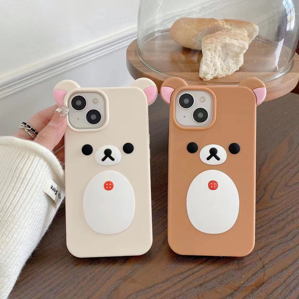 Cute Cartoon Silicone Phone Case Creative