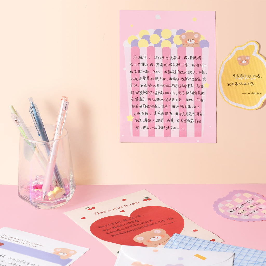 Cute Korean Ins Style Journal Material Student