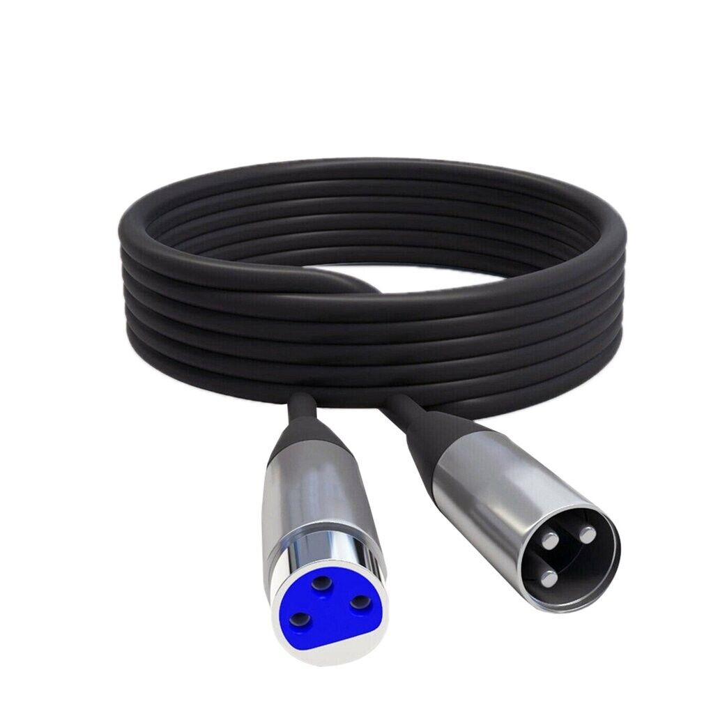 XLR Microphone MIC 3-Pin Male To Female Cable Cord Connector Extension Shielded