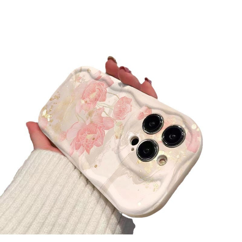 Creative And Minimalist Ink Painting Lotus Phone Case