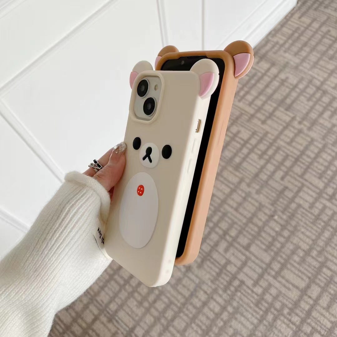 Cute Cartoon Silicone Phone Case Creative
