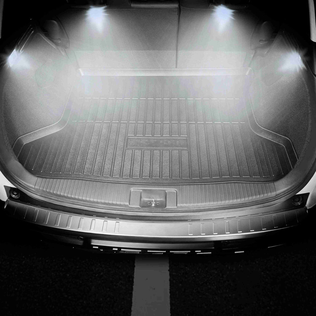 10PCS T10 LED Bulbs 194 LED Lights 12V 1W 5730 Xenon White Wedge Base LED Replacement Bulbs For License Plate Parking Position Interior Lights