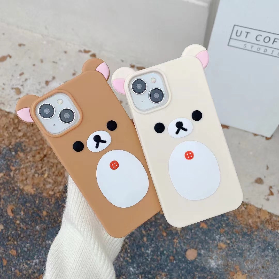 Cute Cartoon Silicone Phone Case Creative
