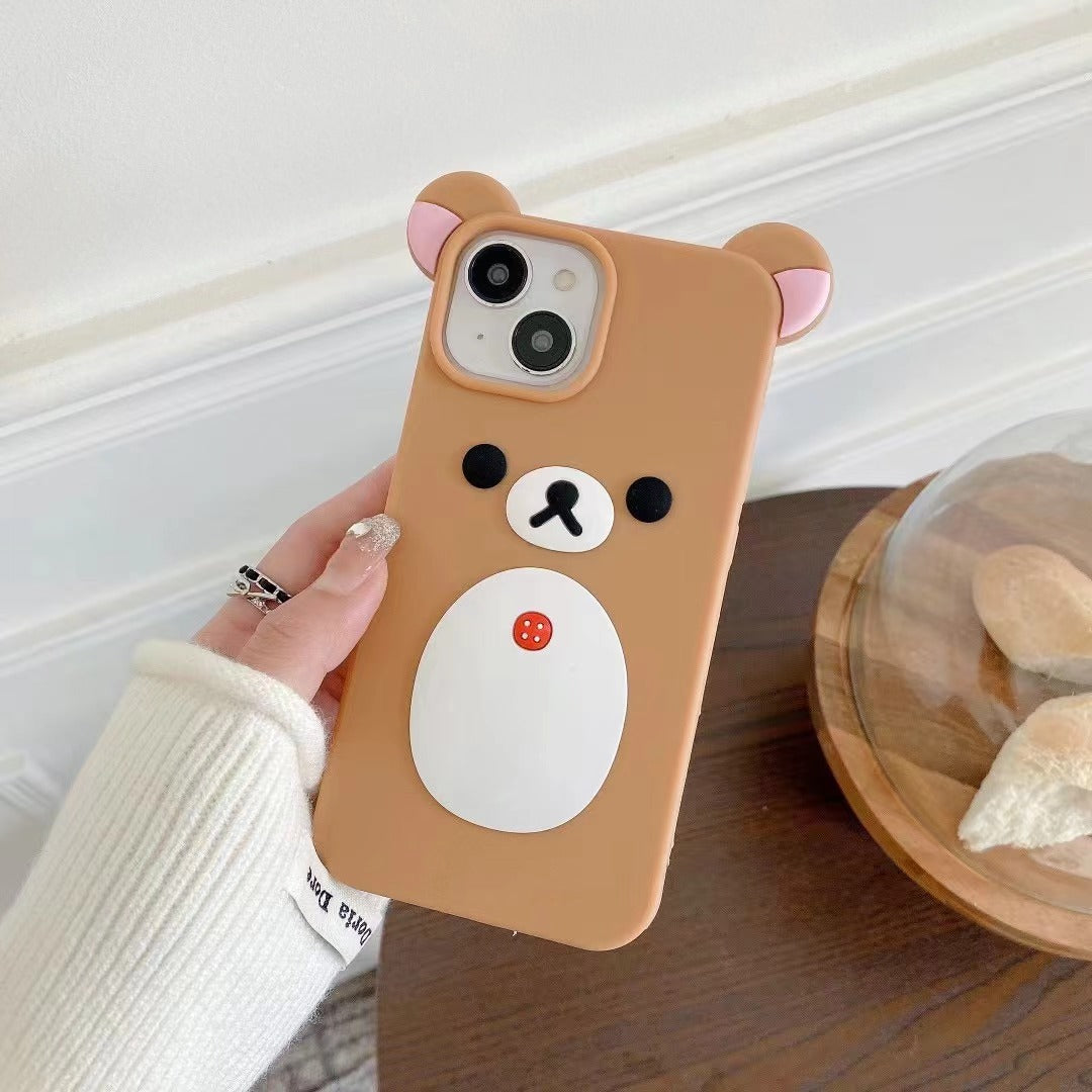Cute Cartoon Silicone Phone Case Creative