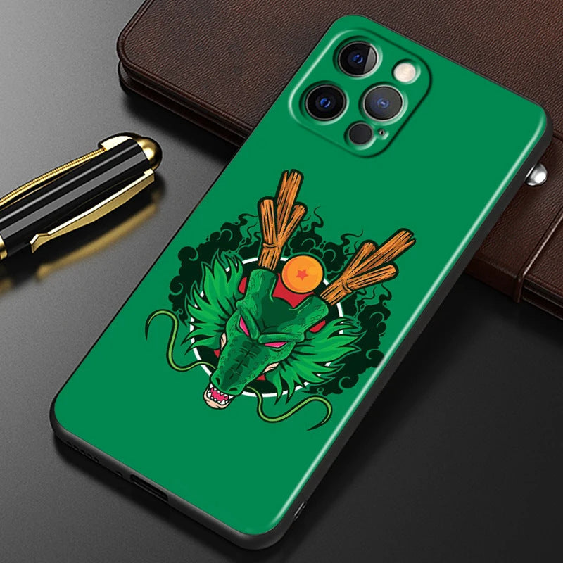 Fashion Dragon Ball Anime Phone Case Black Other Back Cover Color Painting