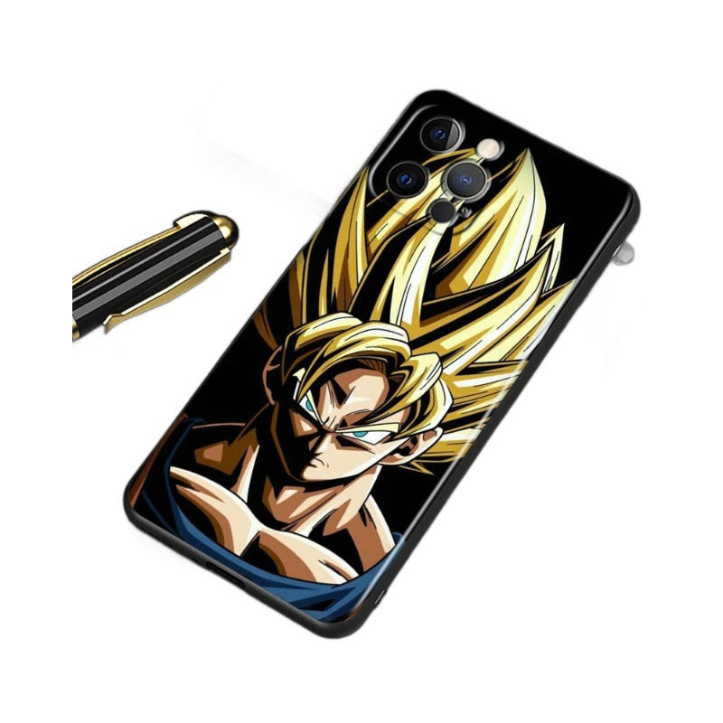 Fashion Dragon Ball Anime Phone Case Black Other Back Cover Color Painting