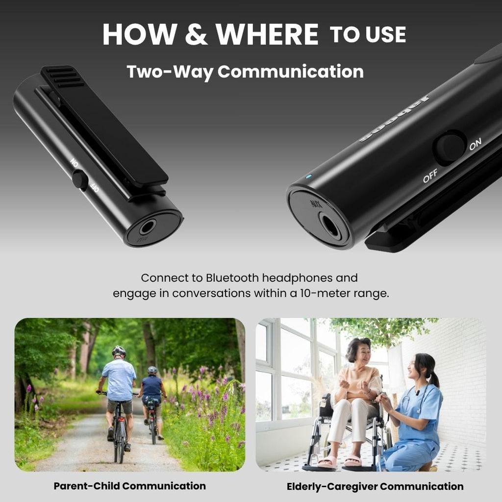 HearLink 3-In-1 Bluetooth Microphone A Cost-Effective Alternative to BAHA Device for HOH