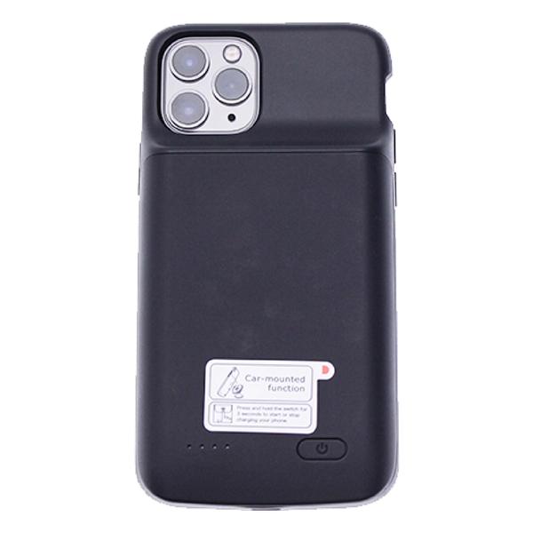 Black iPhone 11 Pro Slim Power Charging Case 4800mAh