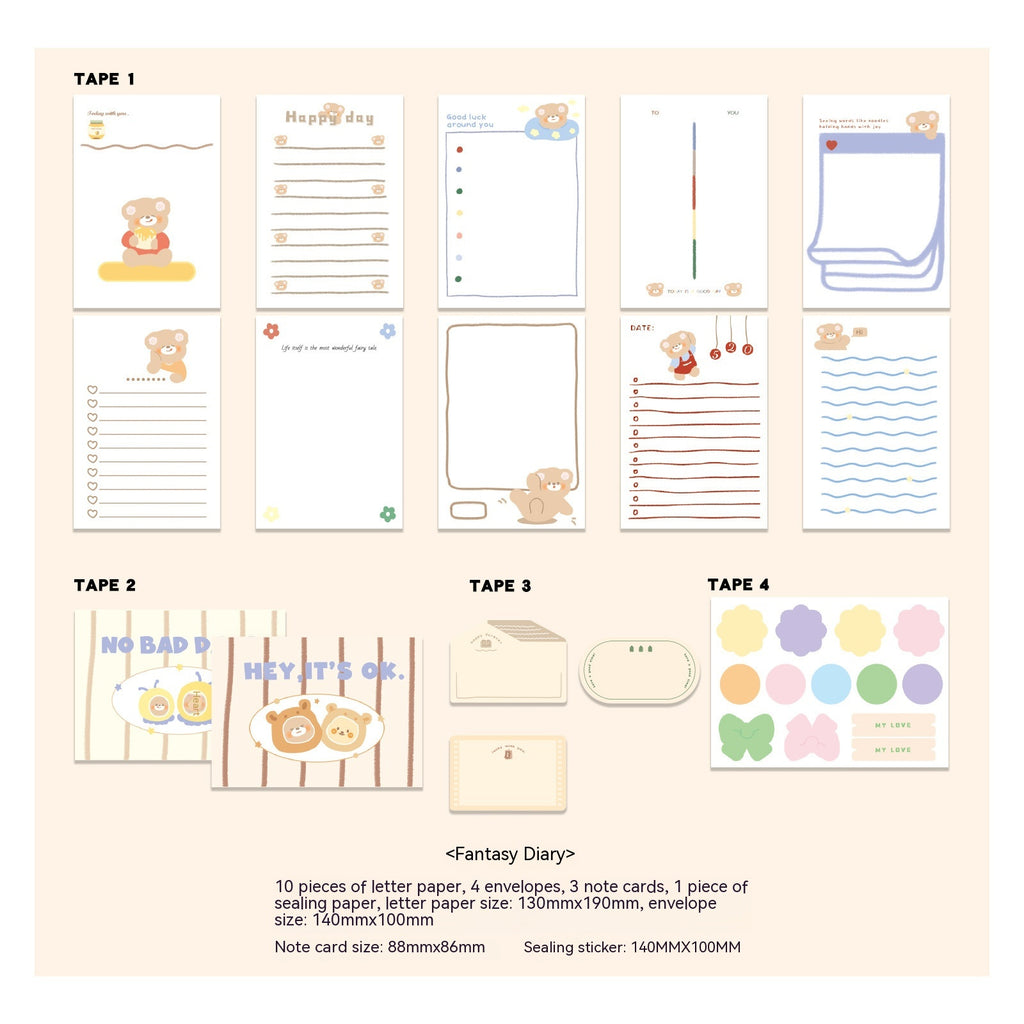 Cute Korean Ins Style Journal Material Student