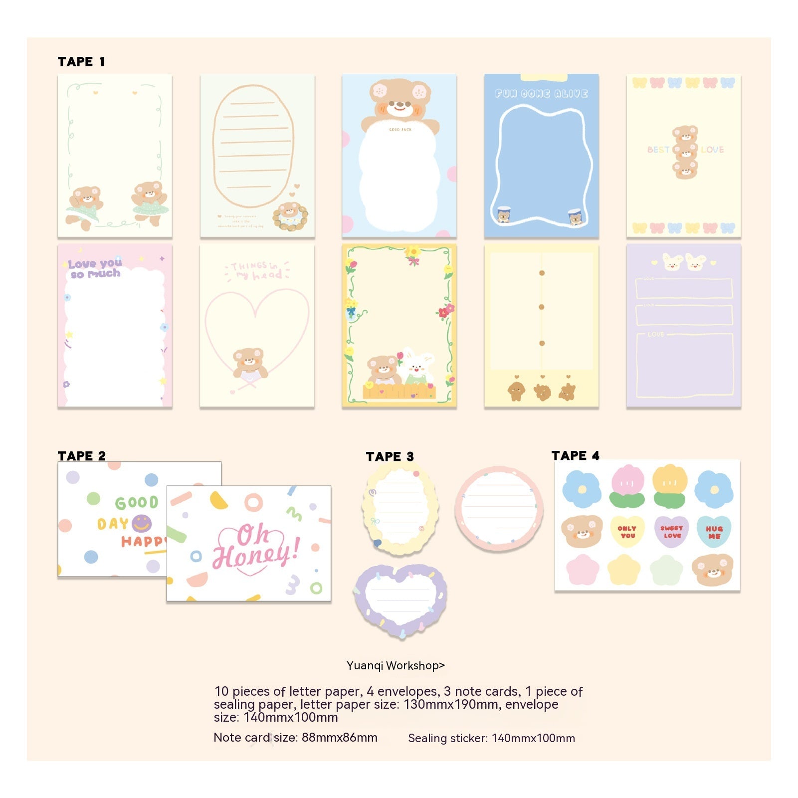 Cute Korean Ins Style Journal Material Student