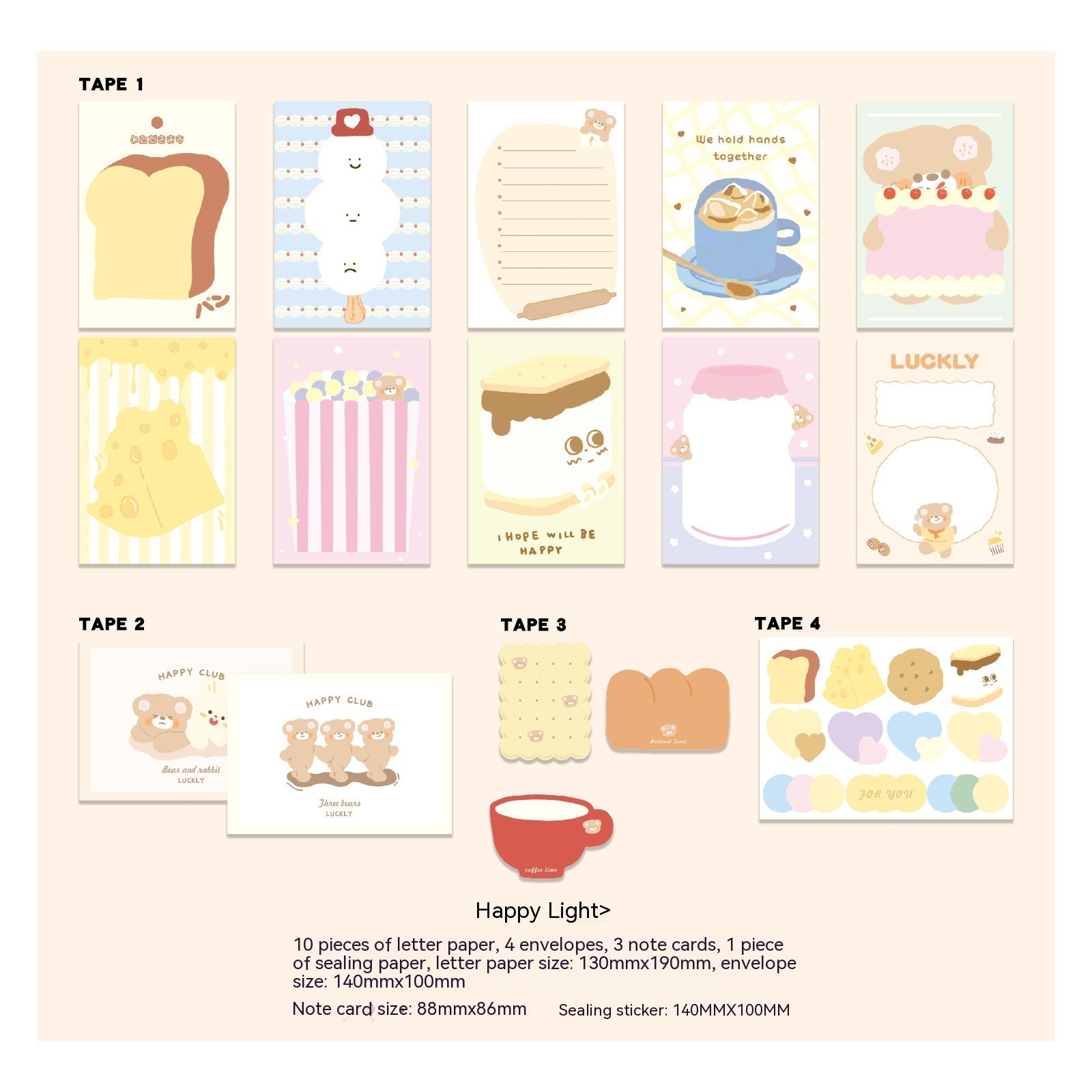 Cute Korean Ins Style Journal Material Student